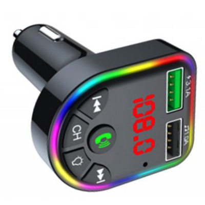 FM модулятор Havit HV-FM810BT Black