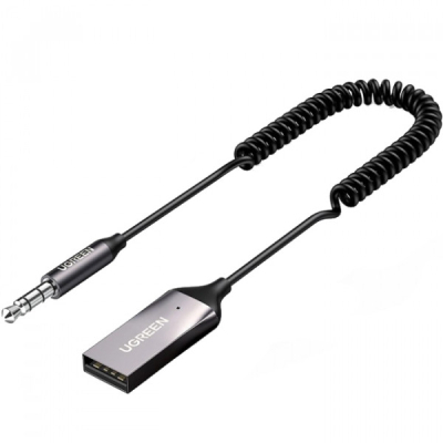 FM модулятор Ugreen Bluetooth 5.0 Aux with mic CM309 UGREEN Black (70601)