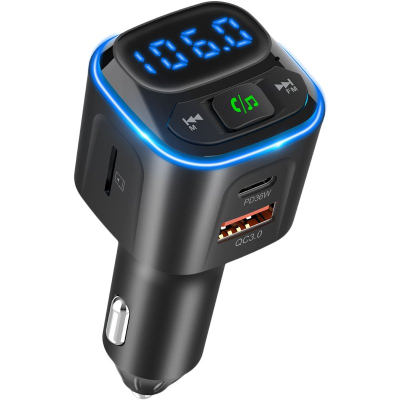 FM модулятор Gelius Tune GP-FMT051 (PD/QC) 36 Watt Black (GP-FMT051)