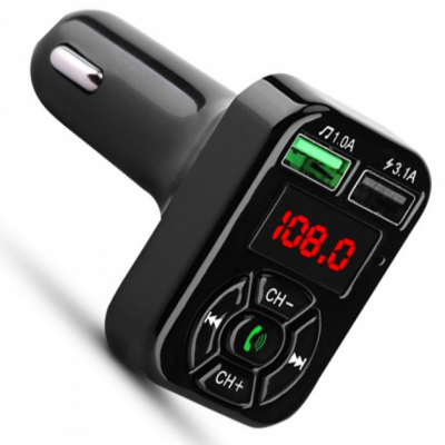 FM модулятор Havit HV-FM807BT Black