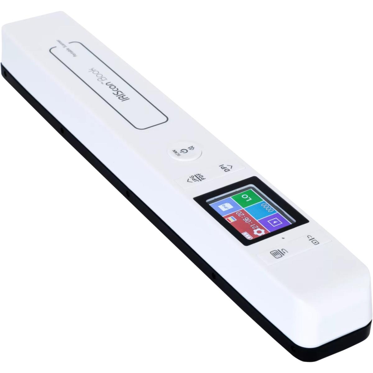 Сканер A4 Canon IRIScan Book 7 (1050dpi, USB, microSD, 15стор/хв, портативний, білий) (464669)