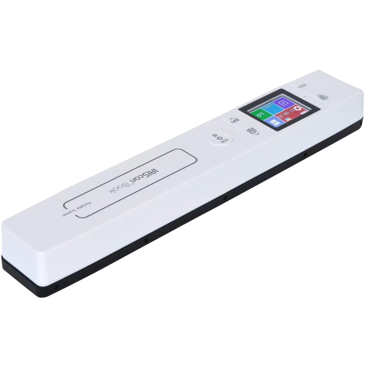 Сканер A4 Canon IRIScan Book 7 (1050dpi, USB, microSD, 15стор/хв, портативний, білий) (464669)