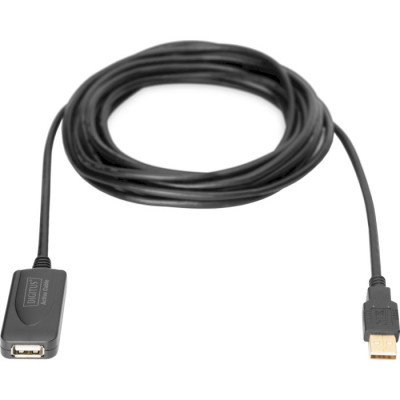 Дата кабель USB 2.0 AM/AF 5.0m active Assmann (DA-70130-4) (1628575)