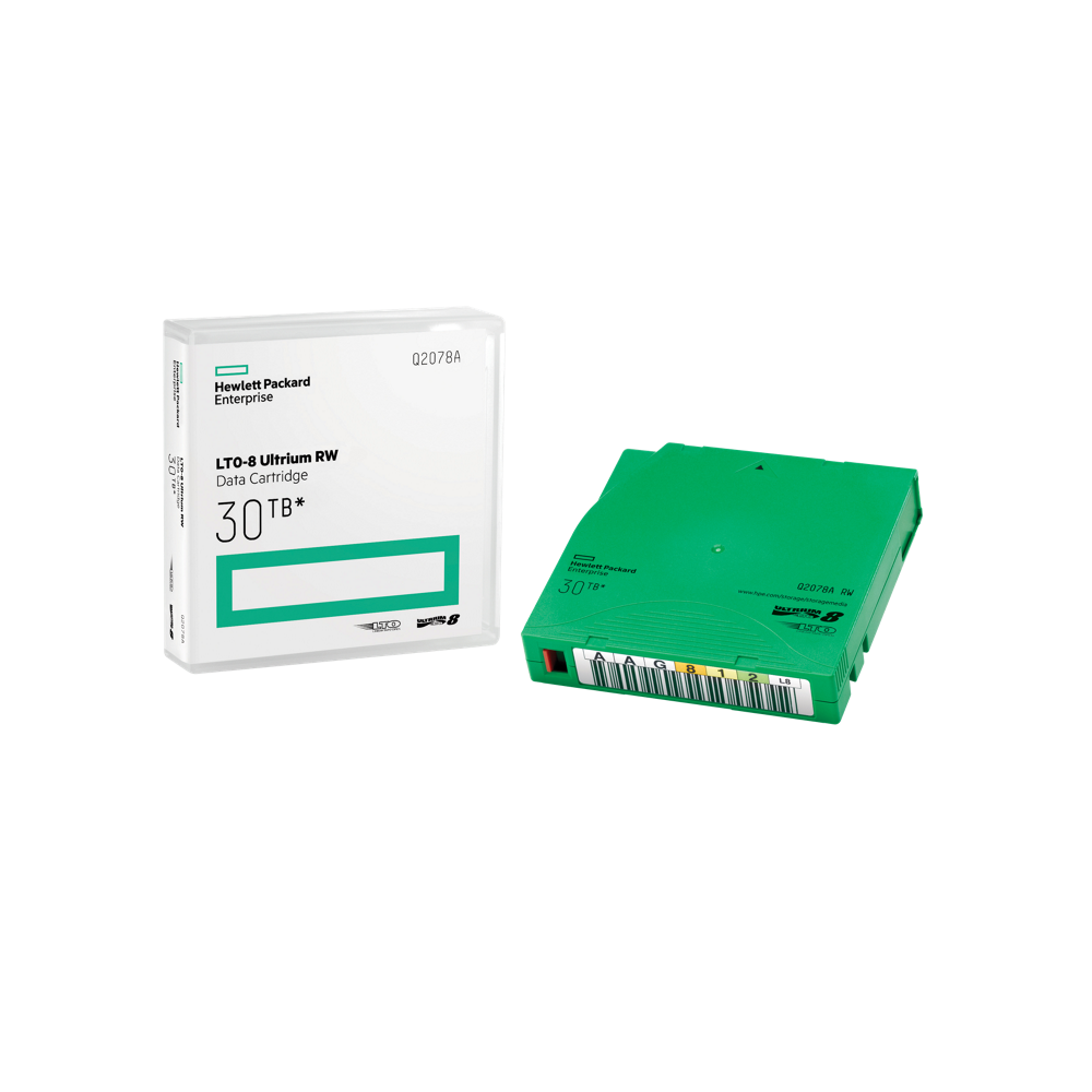 Картридж  HPE LTO-8 30TB RW Data Cartridge Q2078A HPE (Q2078A)