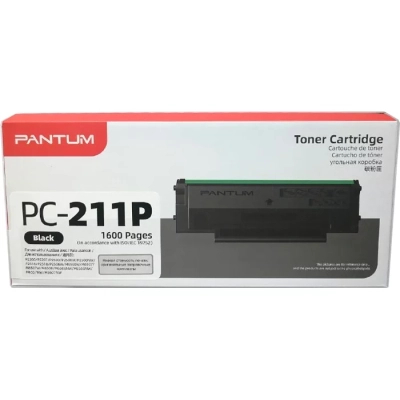 Тонер-картридж Pantum PC-211P 1.6K чип2023, M6500/M6500W/M6550NW/M6607NW, P2207/P2500W/P2500NW (PC-2