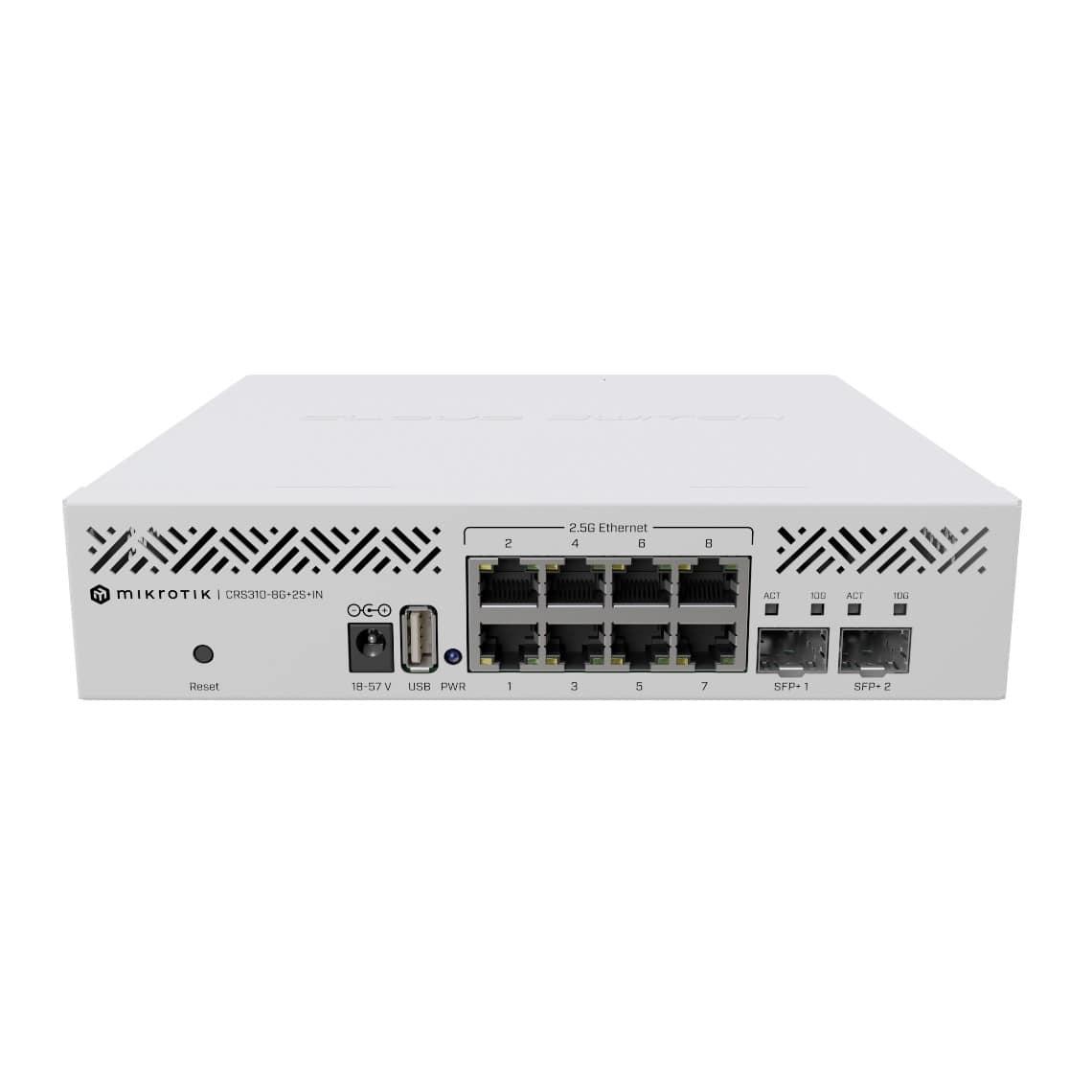 Комутатор мережевий Mikrotik CRS310-8G+2S+IN