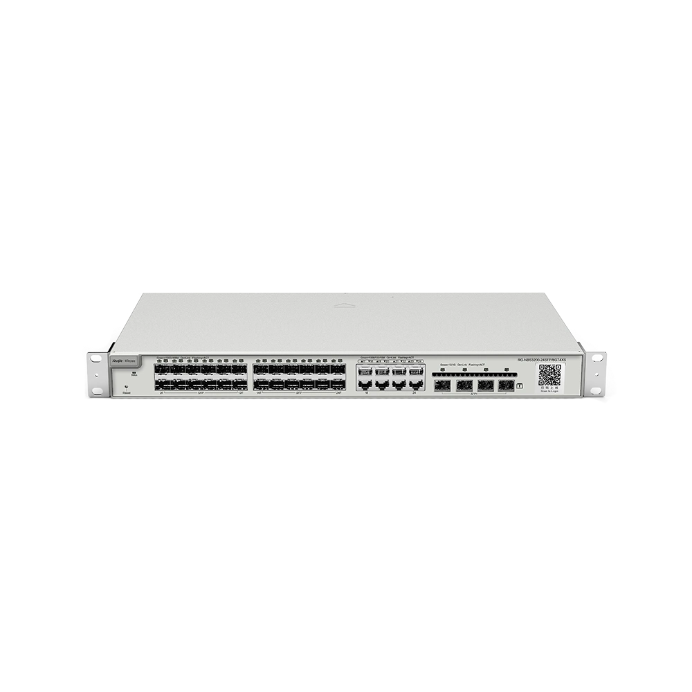 Комутатор 24 порти керований (Ruijie RG-NBS3200-24SFP/8GT4XS L2+ 10G)