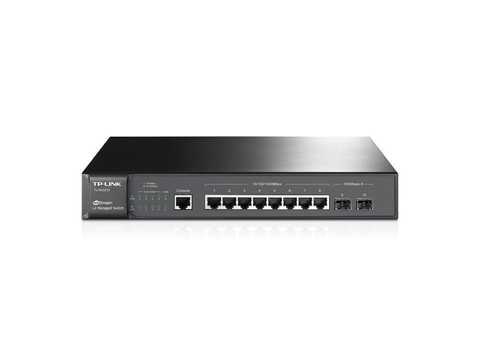 8-портовий керований комутатор Omada Gigabit L2+ і з 2 слотами SFP TP-Link, SG3210  SG3210 TP-LINK (SG3210) (1838378)