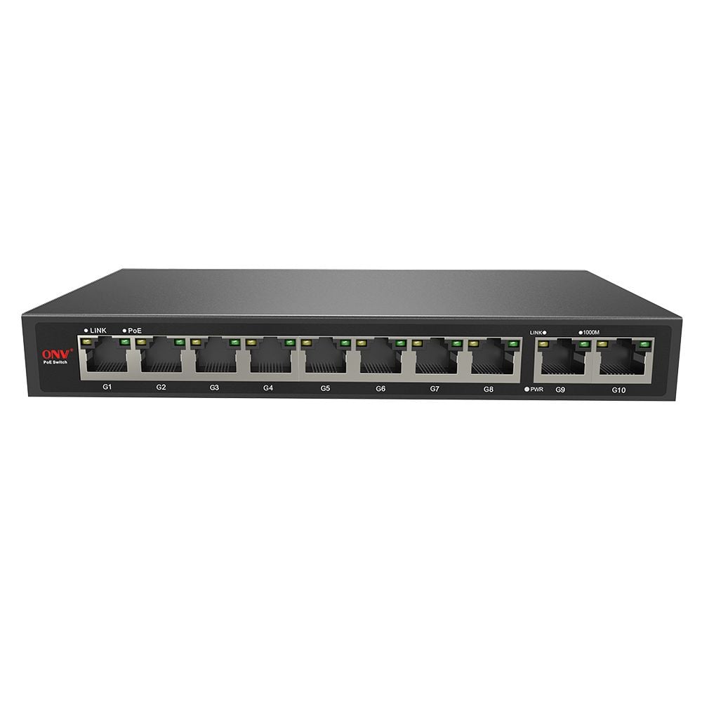 PoE-комутатор 10-портовий гігабітний ONV-POE33108P