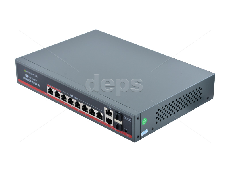 POE Watchdog комутатор FoxGate S5808GP-G2S2-AI (120W)