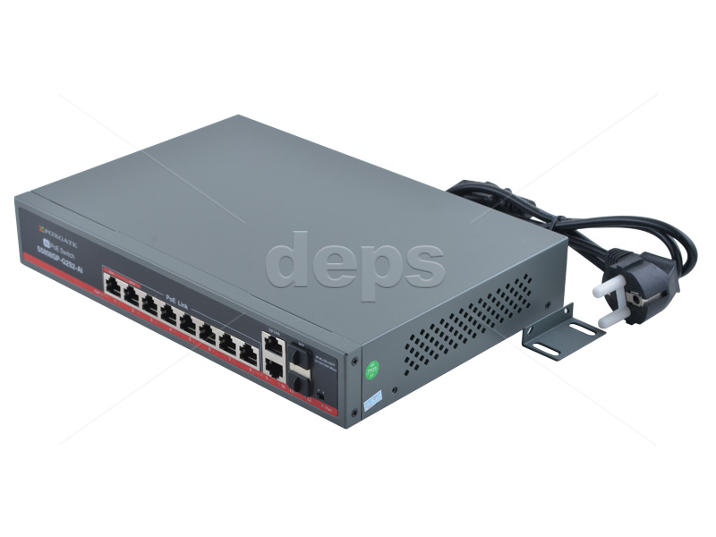 POE Watchdog комутатор FoxGate S5808GP-G2S2-AI (120W)