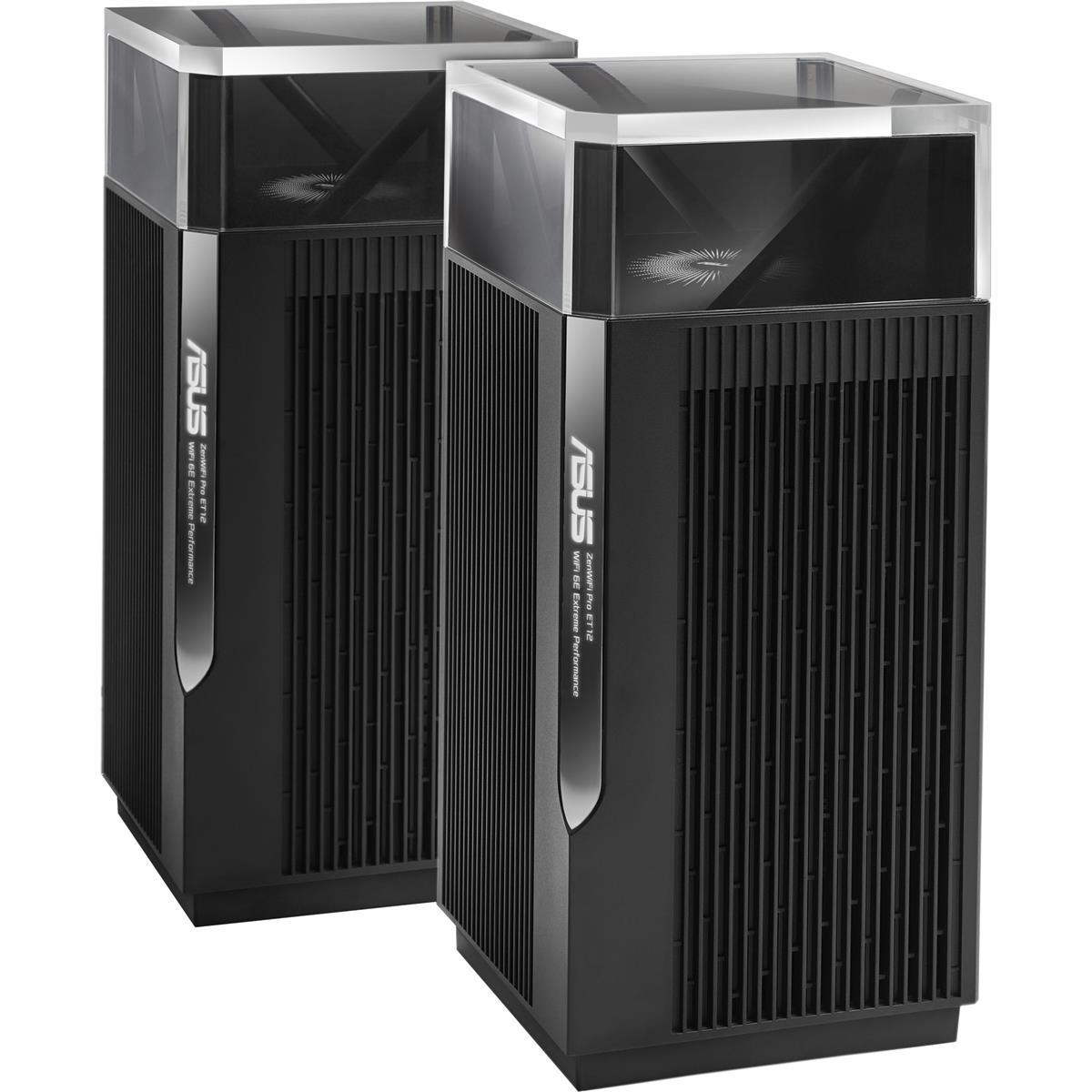 Wi-Fi Mesh-система Asus ZenWiFi Pro ET12 2pk Black (90IG05Z0-MO3A20)