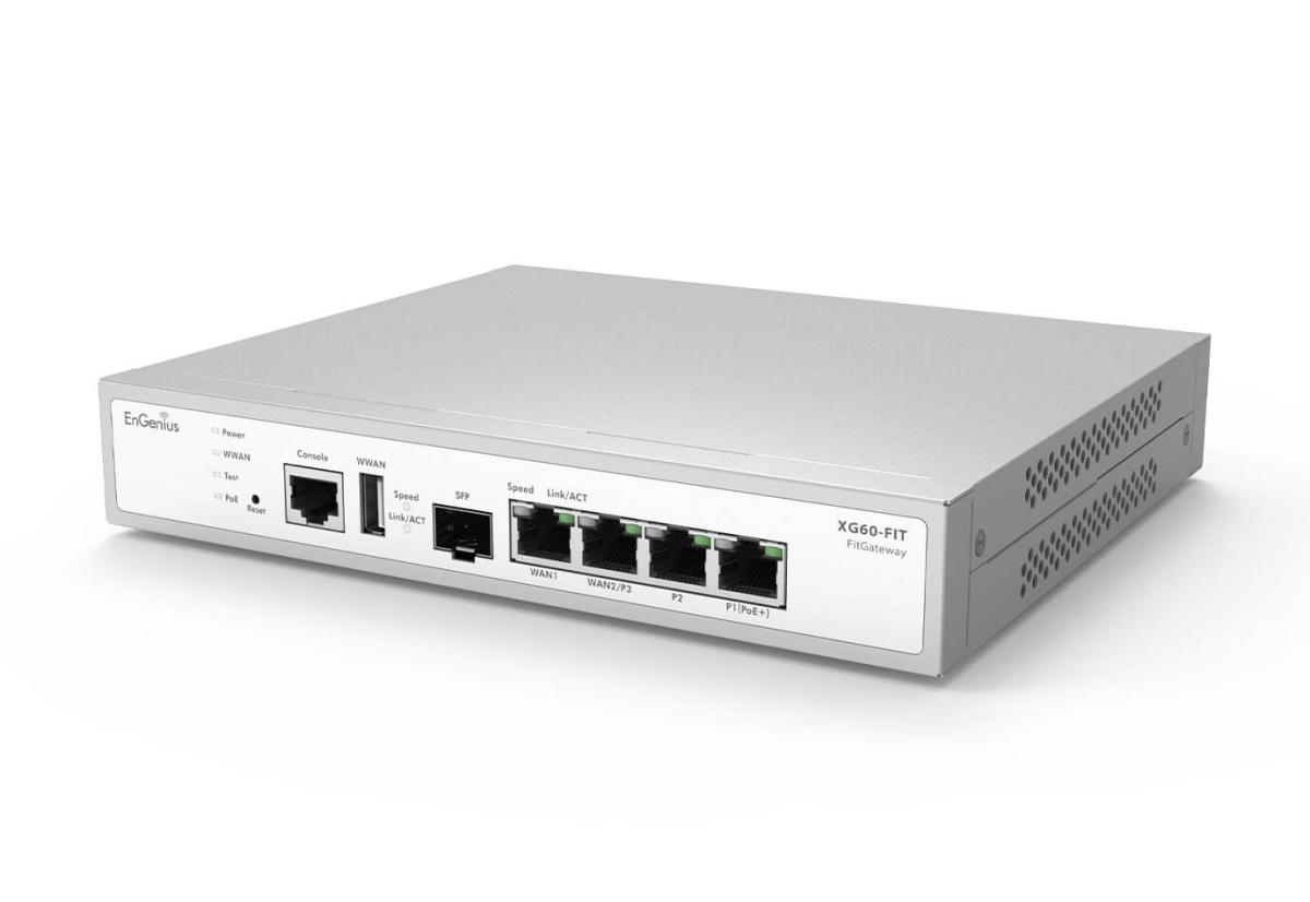 Роутер VPN 2 x GbE LAN & 2 x GbE WAN & 1 SFP port XG60-FIT ENGENIUS (1402A0380301)