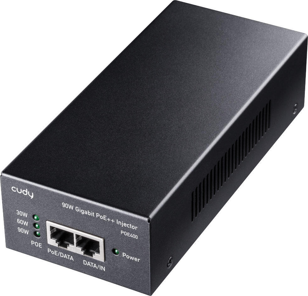 Адаптер PoE Cudy Iнжектор POE400, 90W Gigabit PoE+/PoE Injector (POE400_EU) (1835350)