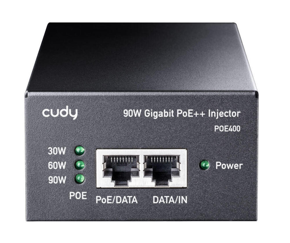 Адаптер PoE Cudy Iнжектор POE400, 90W Gigabit PoE+/PoE Injector (POE400_EU) (1835350)