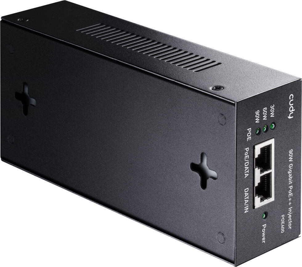 Адаптер PoE Cudy Iнжектор POE400, 90W Gigabit PoE+/PoE Injector (POE400_EU) (1835350)
