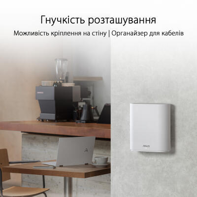 Wi-Fi Mesh система Asus ExpertWiFi EBM68 2pk White (90IG07V0-MO3A40)