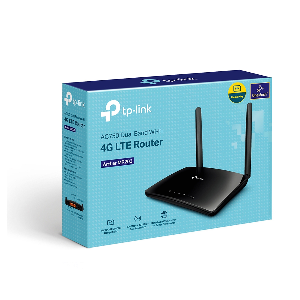 Бездротовий маршрутизатор TP-Link  Archer MR202 TP-LINK (Archer MR202)