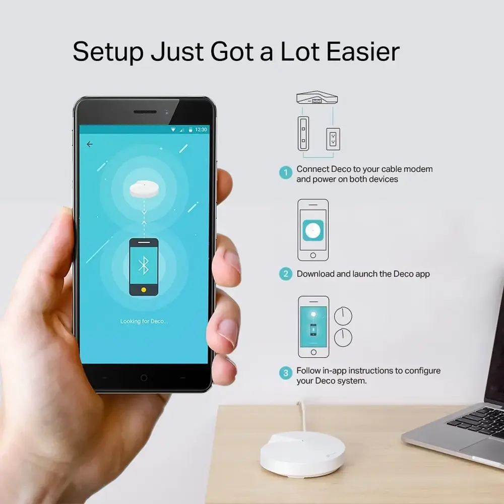 WiFi Mesh система TP-Link DECO M5(2-PACK)