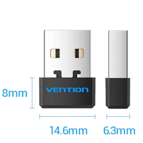 Адаптер WiFi Vention 2.4GHz 150 Мбіт/с, USB (KDRB0)