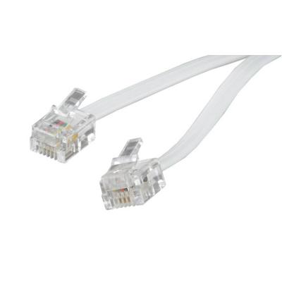 Кабель телефонний Cablexpert (TC6P4C-3M) CCA, 6P4C, 3м, сірий