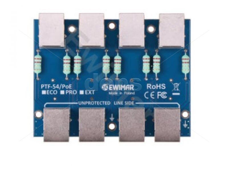 4-кан. FE грозозахист Ewimar PTF-54-EXT/POE (1499589)