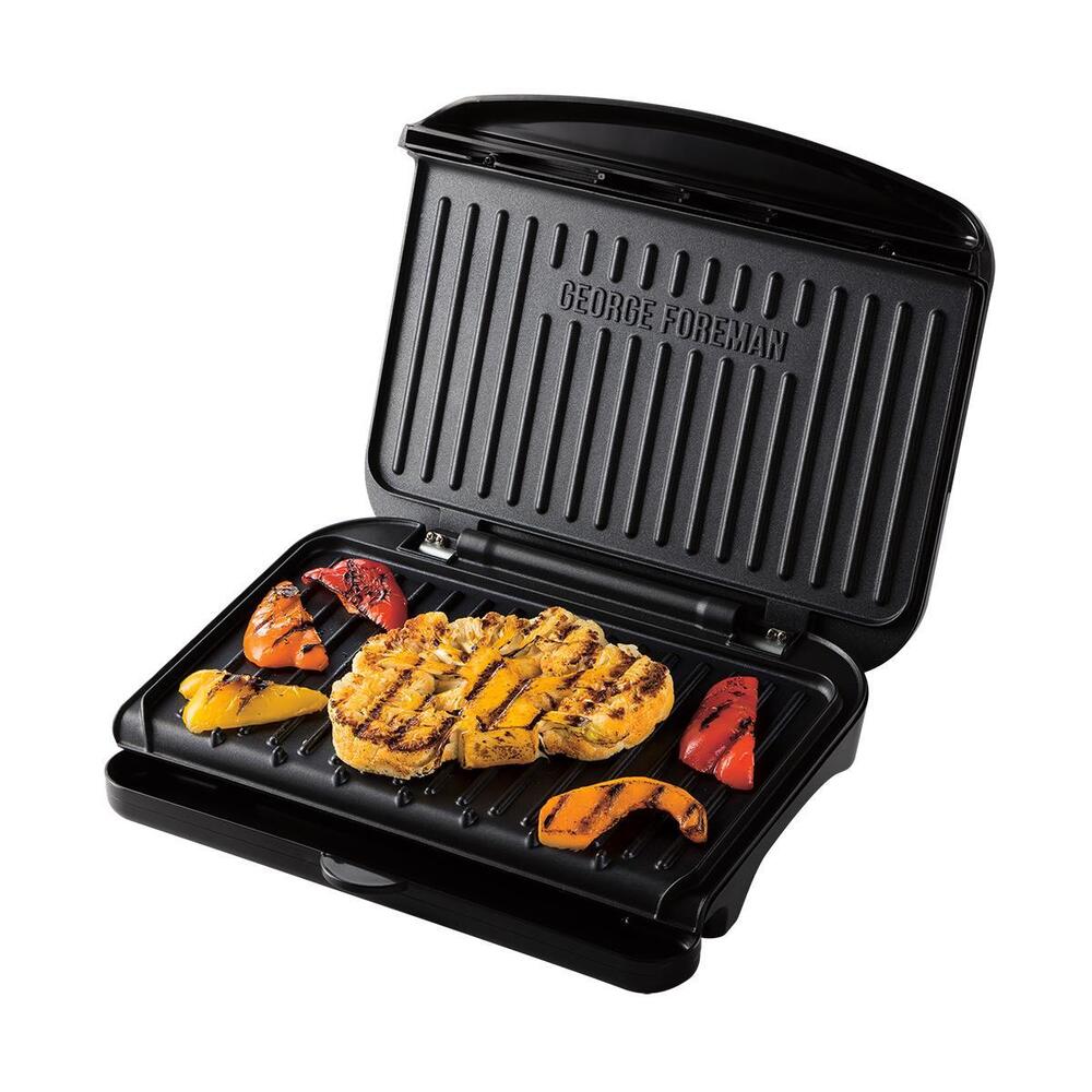Гриль George Foreman прижимний Fit Grill Medium, 1630Вт, темп. режимів-1, пластик, чорний (25810-56) (1483545)