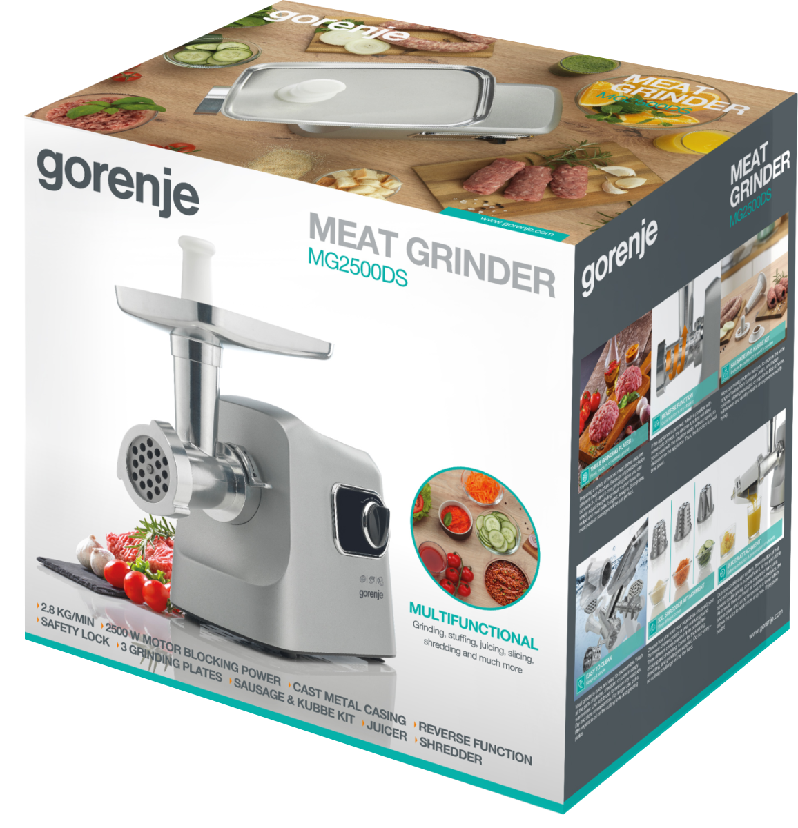 М'ясорубка GORENJE MG2500DS (1850037)