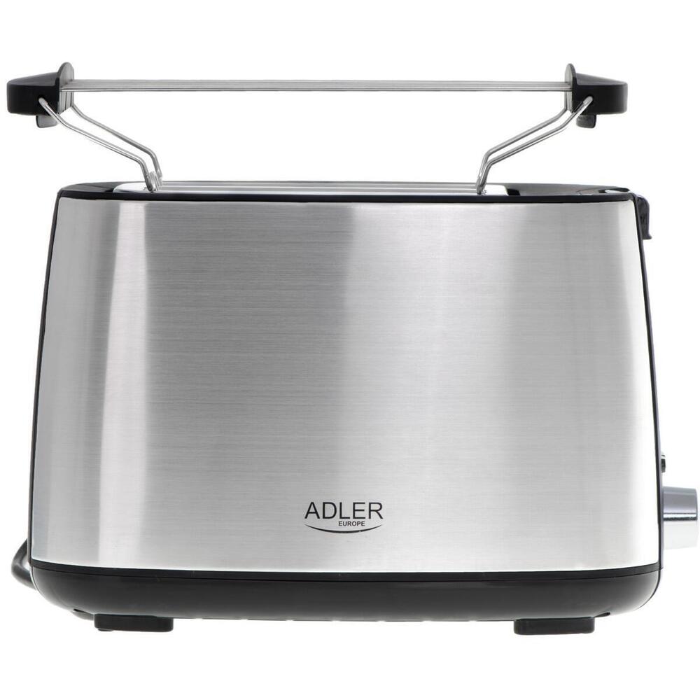 Тостер Adler AD 3214 900Вт/ 2 відділення/7 режимів підсмажування/розморожування/підігрів булочок (AD3214)