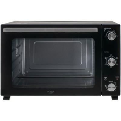 Електрична піч Adler AD 6025 1500Вт/ 35л /електроплита/ механічне керування/чорна (AD6025)
