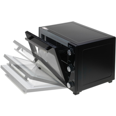 Електрична піч Adler AD 6025 1500Вт/ 35л /електроплита/ механічне керування/чорна (AD6025)