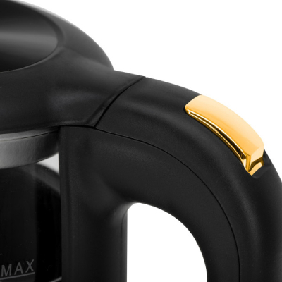 Електрочайник Adler AD 1305 black gold