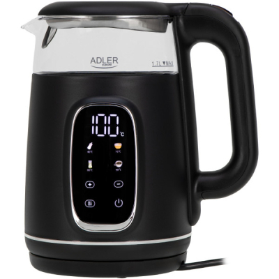Електрочайник Adler AD 1305 black silver