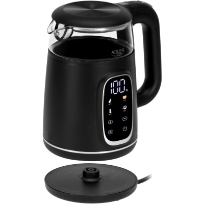 Електрочайник Adler AD 1305 black silver