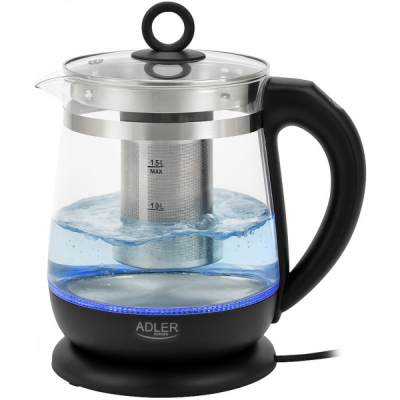 Електрочайник Adler AD 1299 black (AD1299b)