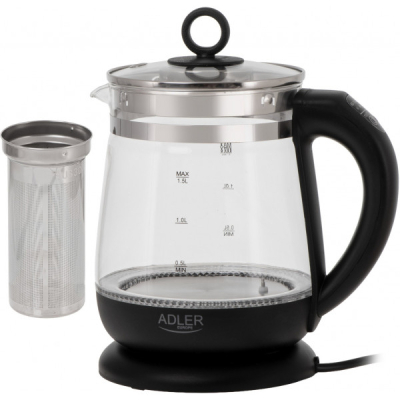 Електрочайник Adler AD 1299 black (AD1299b)