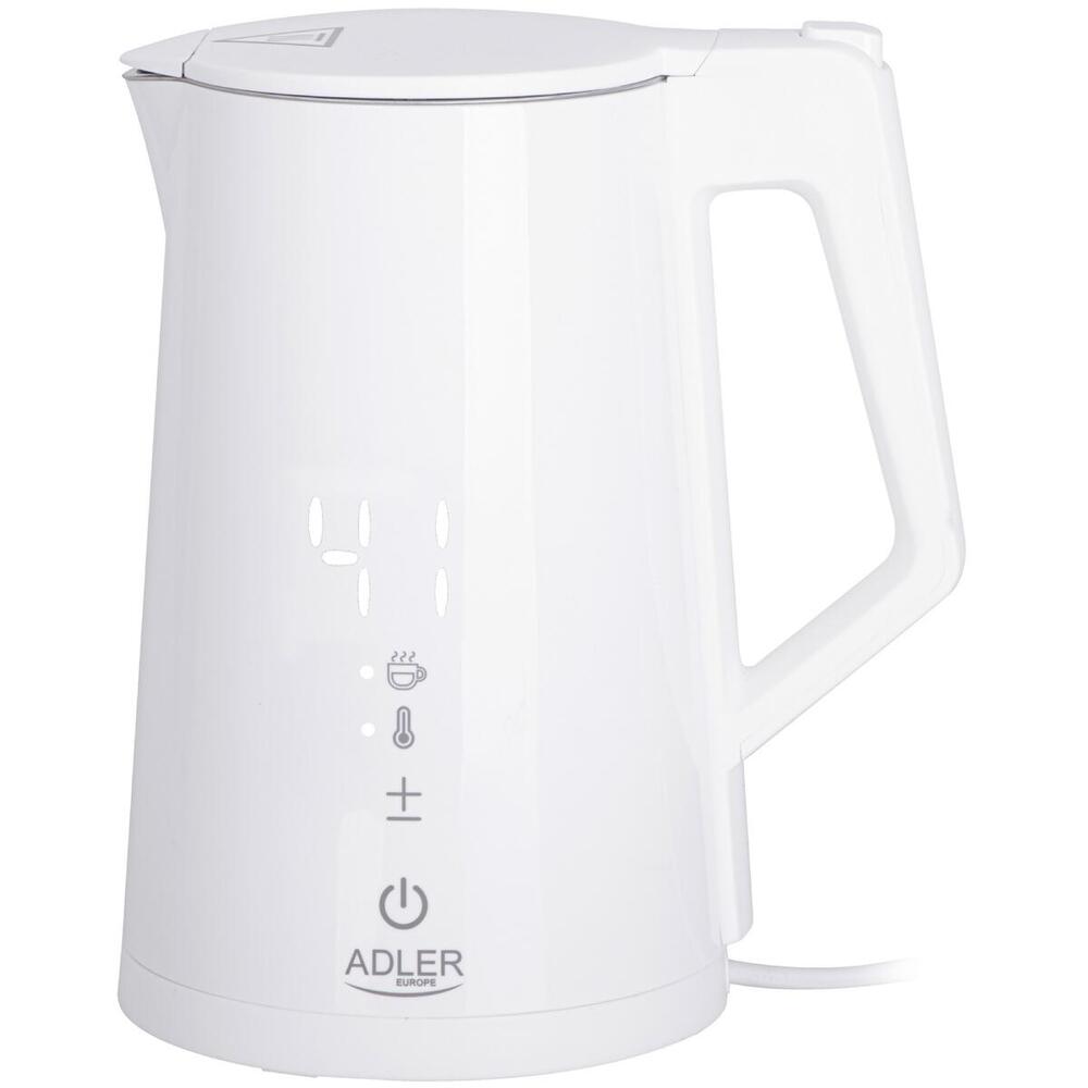 Електрочайник Adler AD 1345 white 1850-2200Вт/ 1.7л/ STRIX/ встановлення температури/ (AD1345W)