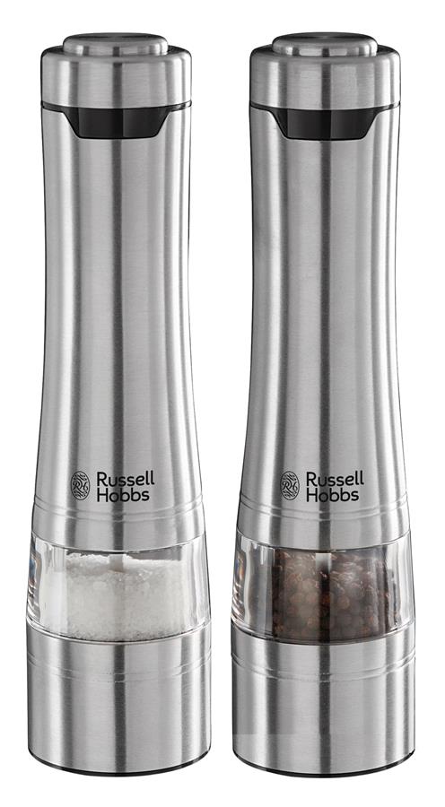 Млини для солі та перцю Russell Hobbs ААх4, керамічні жорна, сталевий (23460-56) (1777742)