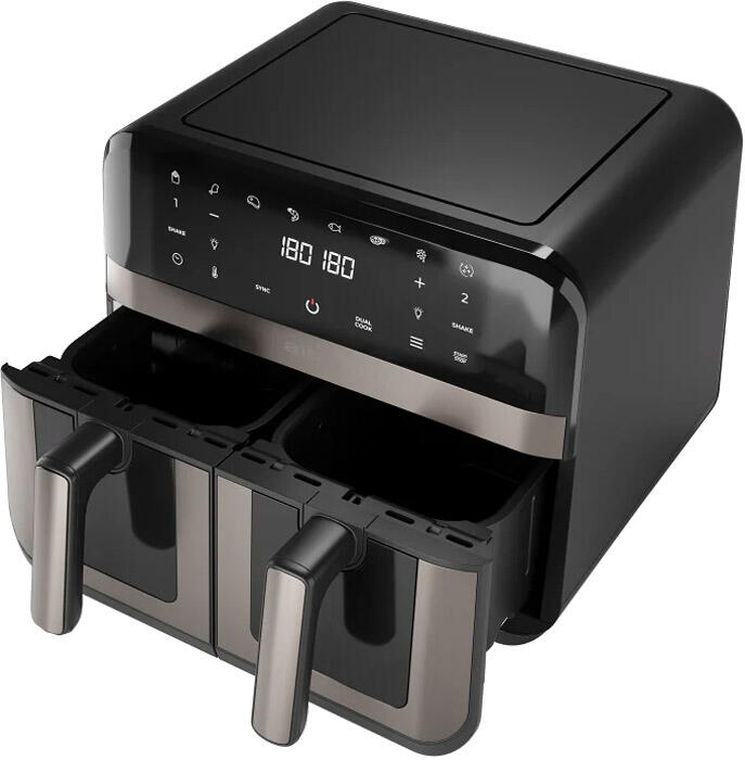 Мультипіч AIWA FUTAGO AFR-9000 2400Вт/чаша 9л(4.5л+4.5л)/програм:8/сенсорне керування/оглядове вікно (AFR9000)