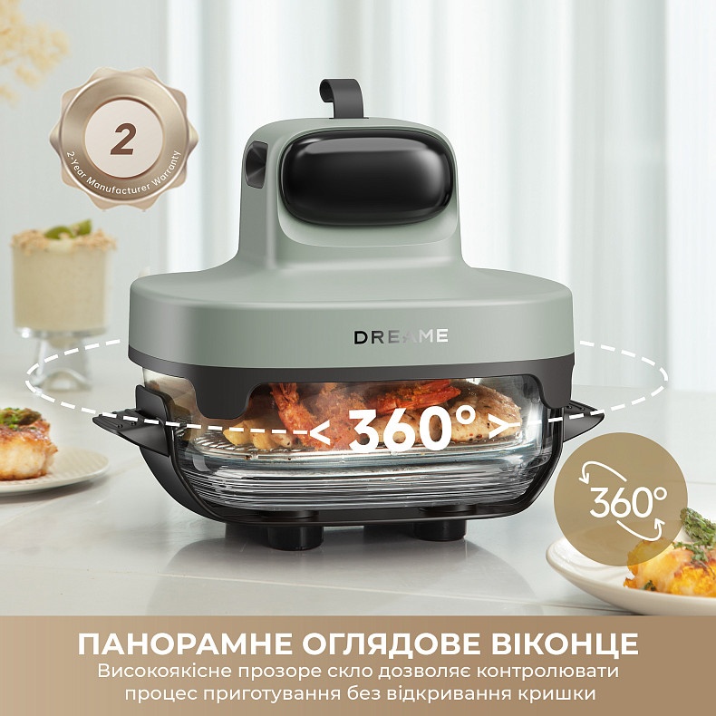 Вирівнювач для волосся Dreame Tasti PT60 4.5L+2.5L Sage/Green (DREAME-PT60-SG)