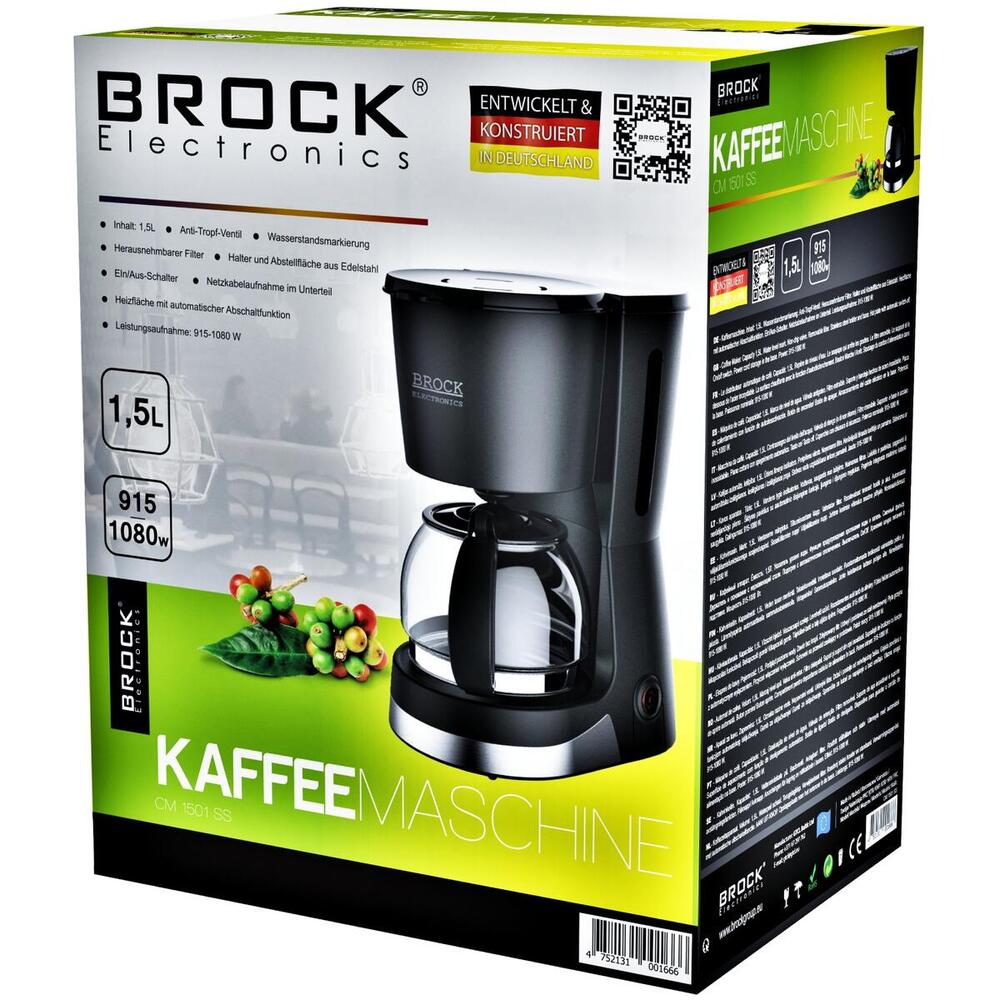 Крапельна кавоварка Brock CM 1501 SS