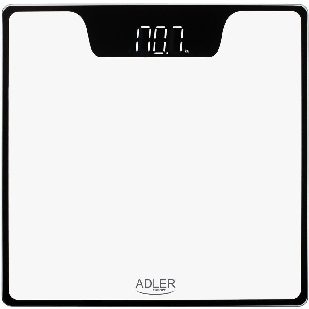 Ваги напольні Adler AD 8174 white електронні/ 180кг/ 2хААА/ автовимкнення (AD8174W)