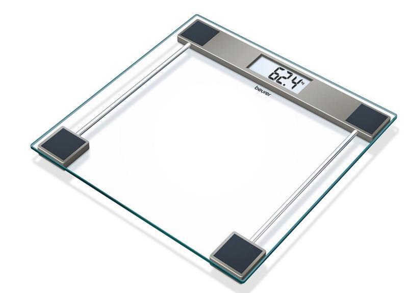 Ваги Beurer підлогові, 150кг, 1хCR2032, скло, срібний (GS_11) (1798638)