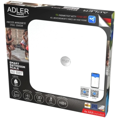Ваги підлогові Adler AD 8187 white (AD8187W)