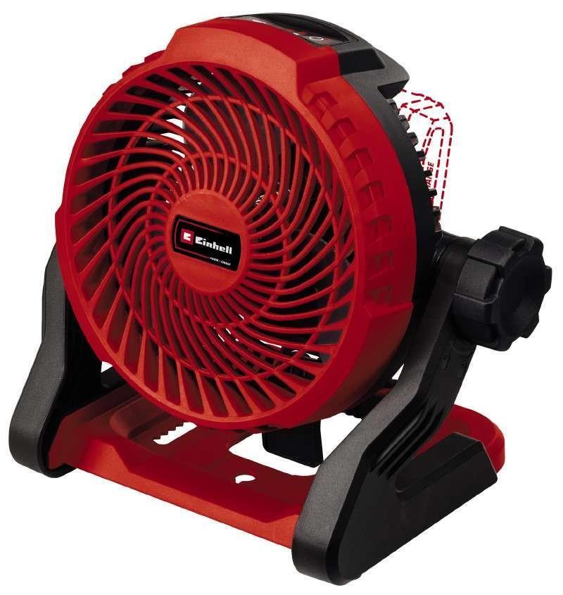 Вентилятор акумуляторний Einhell GE-CF 18/2200 Li, 18В, PXC 180мм,  1200-2200об/хв, 1.2кг, без АКБ і ЗП (3408035) (1780896)