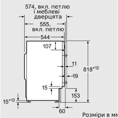 Вбудована пральна машина Bosch WIW24342EU