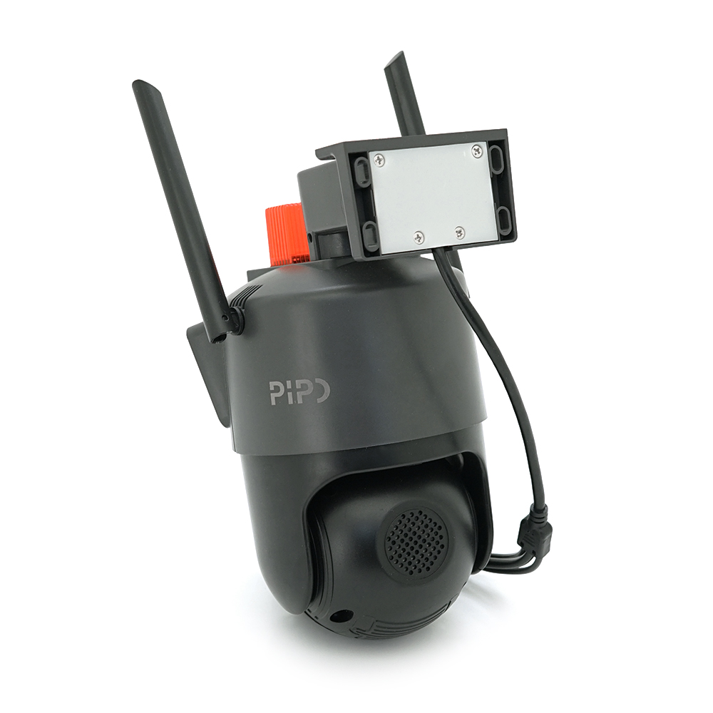 2+2+2Мп Wi-Fi відеокамера з трьома об'єктивами вулична SD/карта YOSO YO-IPC49D6MP50 PTZ 2.8mm V380 (1794141)