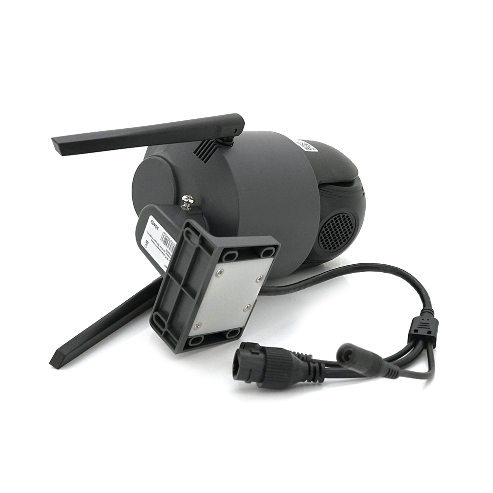 2+2Мп Wi-Fi відеокамера з двома об'єктивами вулична SD/карта YOSO YO-IPC40D4MP50 PTZ 2.8mm V380 (1618271)