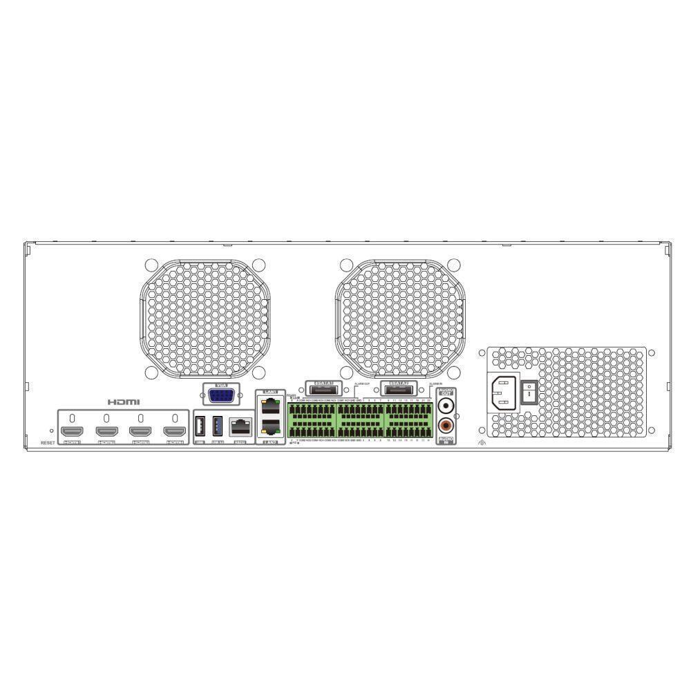 IP-відеореєстратор 128-канальний 16Mp TVT TD-33128H16-A3H-B (1769784)