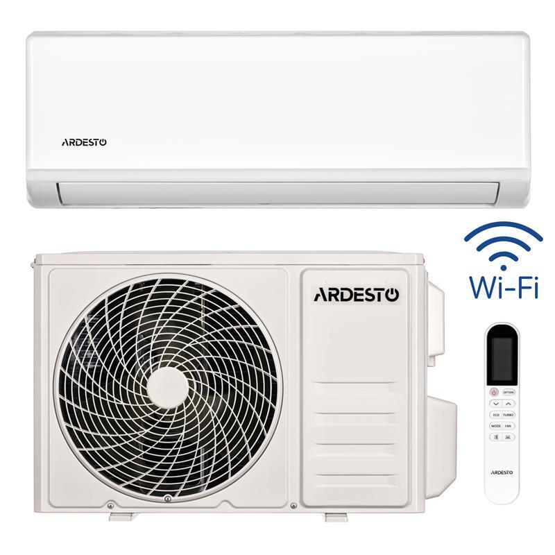 Кондиціонер Ardesto CoolAir 35м2 on/off 12000BTU 3.5кВт A/A -7°С Wi-Fi R32 білий (ARD-ACS12)